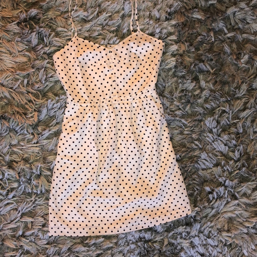 Spaghetti Strap Polka Dot Dress